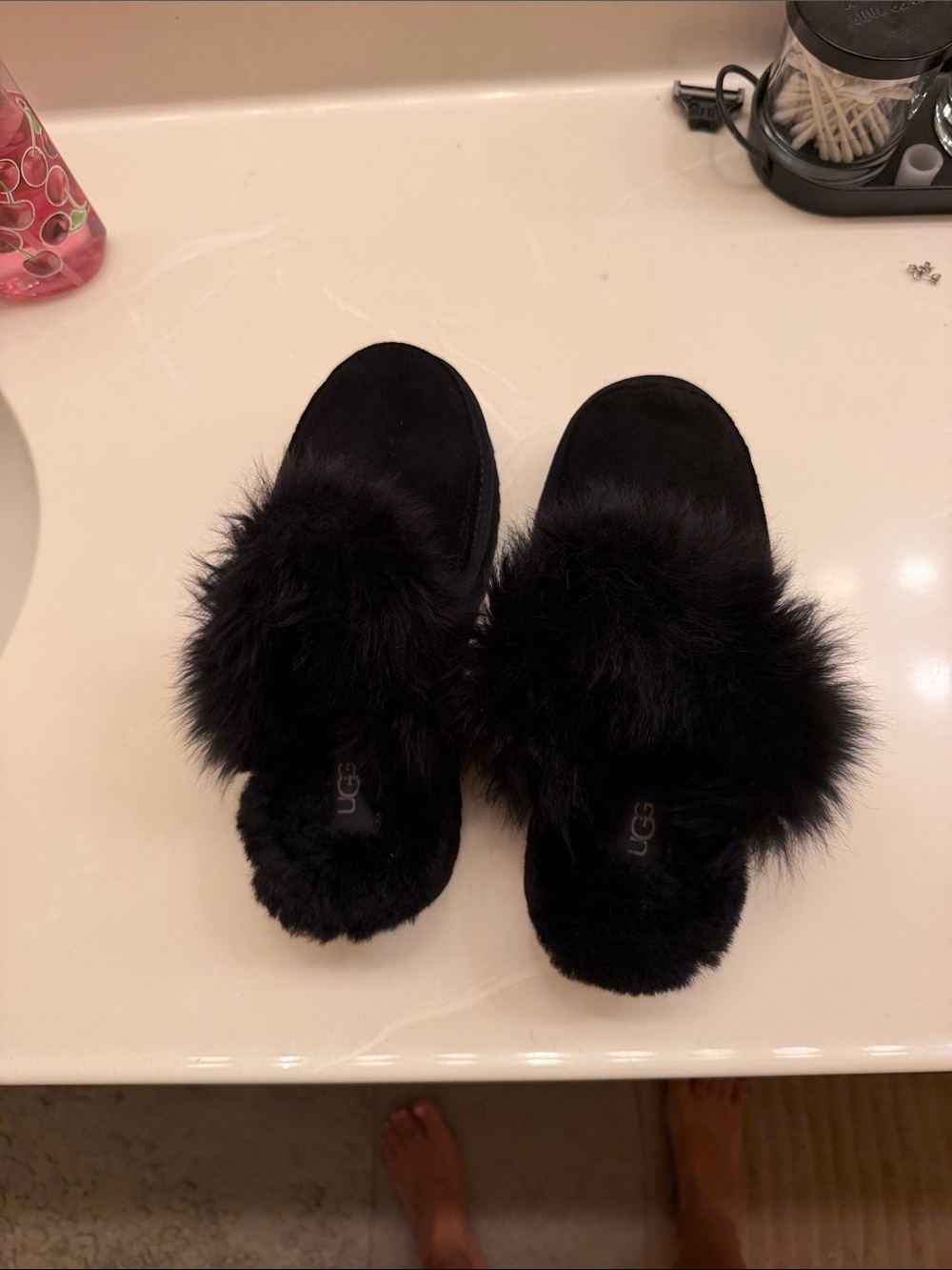 UGG Scuffette III Black Slippers US 7